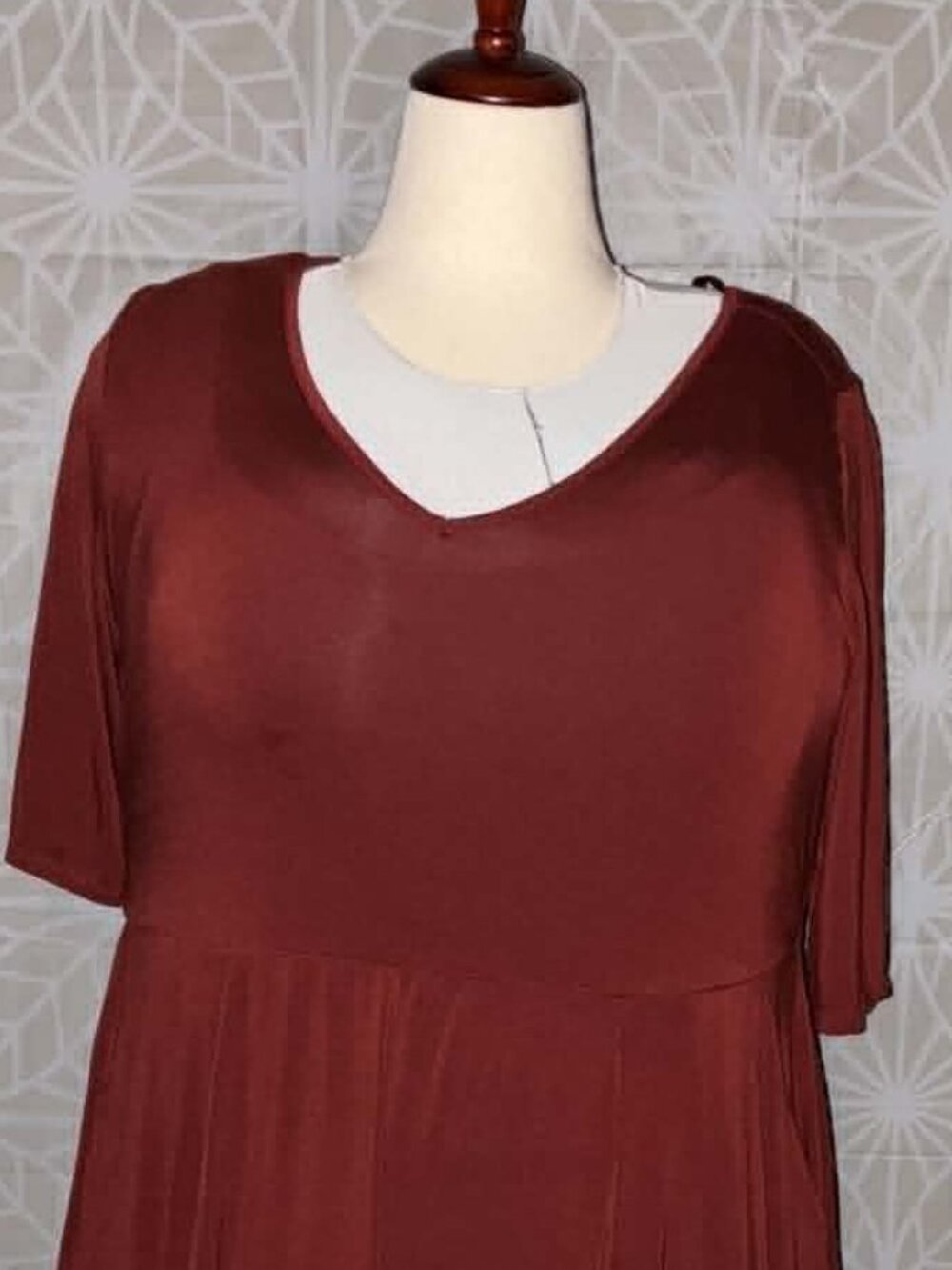 Torrid Super Soft Skater Mini Dress — Picante — Size 1